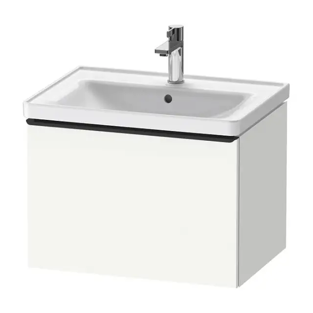 Duravit D-Neo Тумбочка подвесная 63,4x45,2хh44 см, 1 ящик, цвет: белый матовый DE425401818