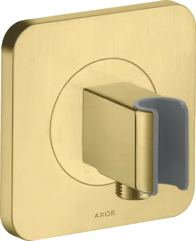 Axor Citterio E Porter Softcube Шланговое подключение, внешняя часть, цвет: шлифованная латунь 36724950