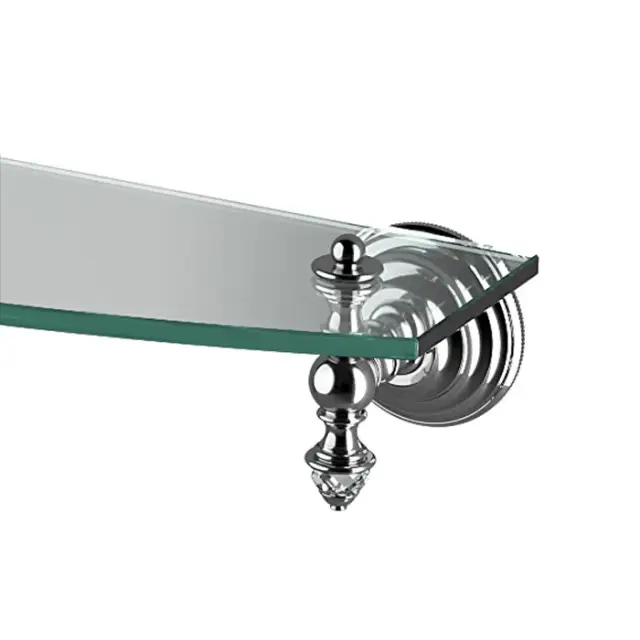 Devon&Devon Diamond Полка стеклянная 60 см, цвет держателей хром WHD510CR