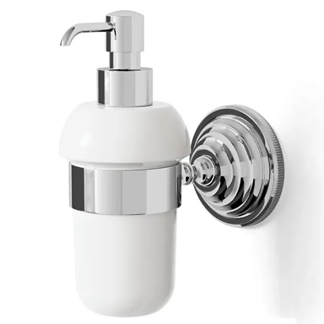 Devon&Devon Diamond Дозатор для жидкого мыла, подвесной, керамическая колба, цвет: хром WHD530CRBI