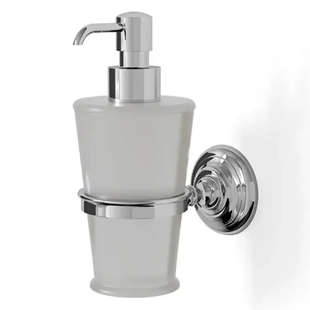 Devon&Devon Chelsea Дозатор для жидкого мыла, подвесной, стеклянная колба, цвет: хром DD230CR