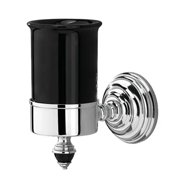 Devon&Devon Black Diamond Стакан подвесной, керамический, цвет: хром BLKD503CRNE