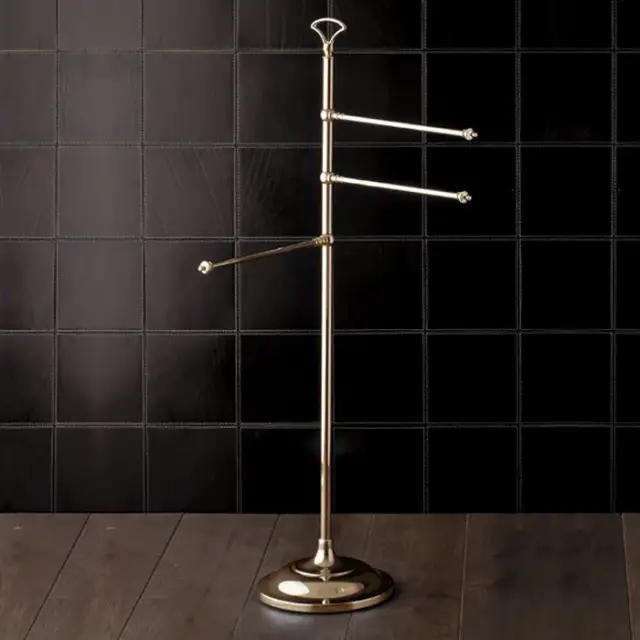 Devon&Devon Single Полотенцедержатель на подставке, золото SL13OT