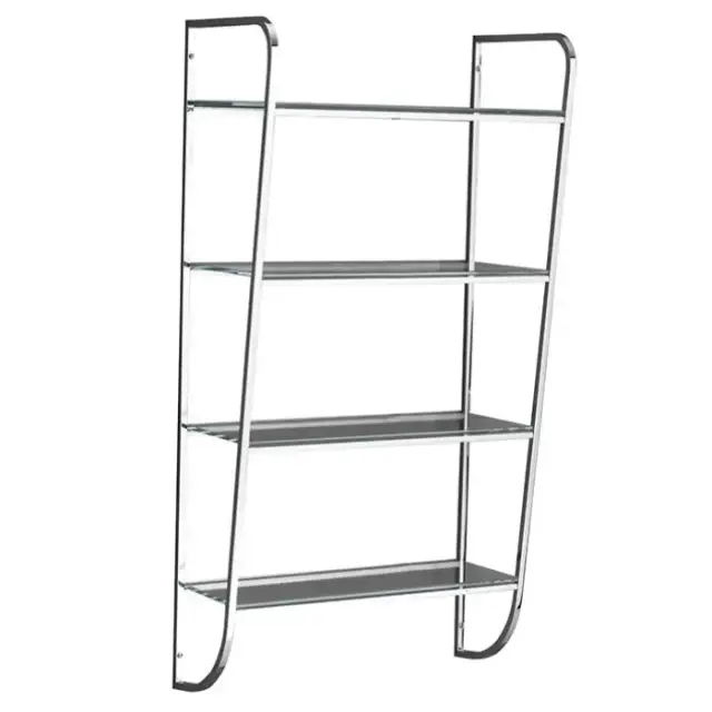 Devon&Devon MakeUp Этажерка открытая с полочками стеклянными 45х86,5 см, цвет хром MAKEUPCR