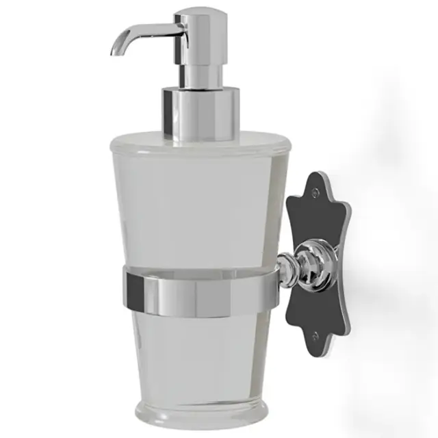 Devon&Devon Mayfair Дозатор для жидкого мыла, подвесной, стеклянная колба, цвет: хром DD130CR