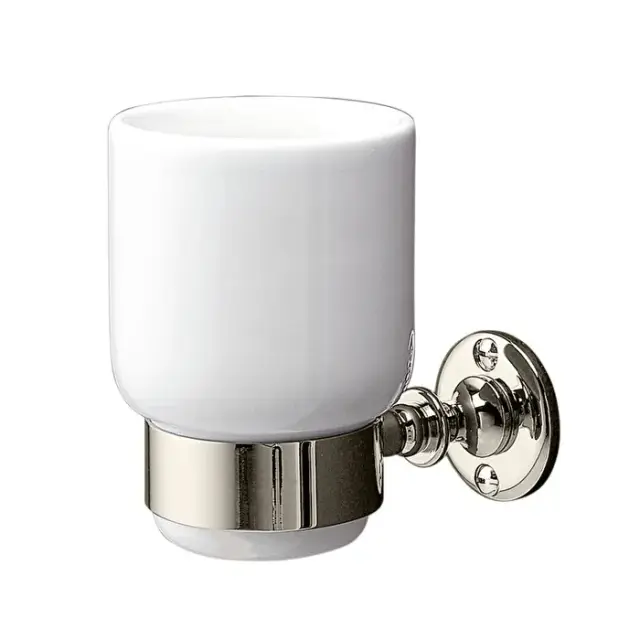 Devon&Devon First Class Стакан подвесной, керамический, цвет: никель блестящий DD33070NK