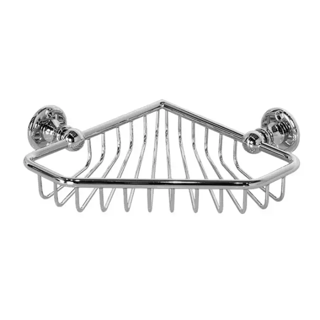 Devon&Devon First Class Мыльница угловая решетчатая, настенная, цвет хром DD33066CR