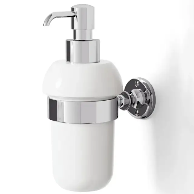 Devon&Devon First Class Дозатор для жидкого мыла, подвесной, керамическая колба, цвет: хром DD33030CR