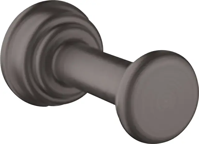 Axor Montreux Крючок одинарный подвесной, латунь, цвет: шлифованный черный хром 42137340