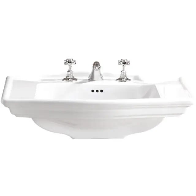 Devon&Devon Westminster Раковина 69х49 см, с 3 отверстиями под смеситель, цвет белый IBLG3FWES