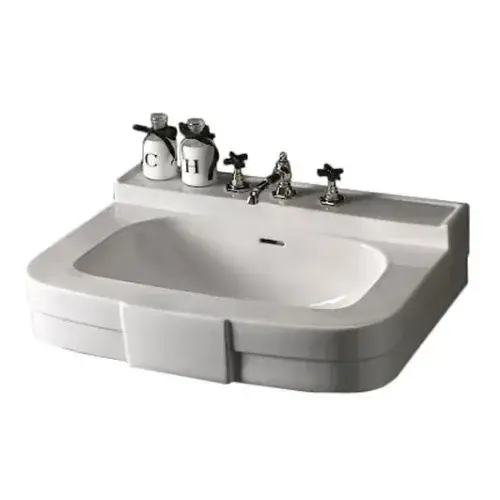 Devon&Devon Bogart Раковина с 3 отв. под смеситель 71x54,5xh26,5 см, цвет белый IBLG3FBOG