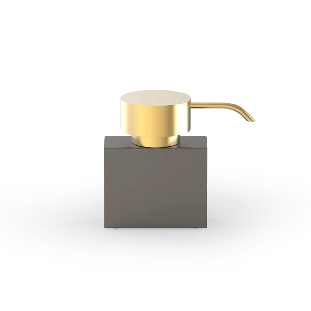 Decor Walther New Century Дозатор для жидкого мыла, настольный, латунь, цвет: золото/темная бронза 0860641