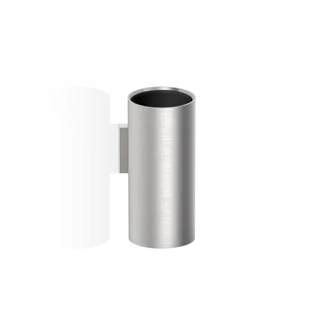 Decor Walther Mikado Стакан для зубных щеток подвесной, латунный, цвет: нержавеющая сталь 0523476