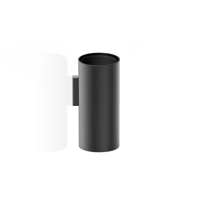 Decor Walther Mikado Стакан для зубных щеток подвесной, керамический, цвет: черный 0523460