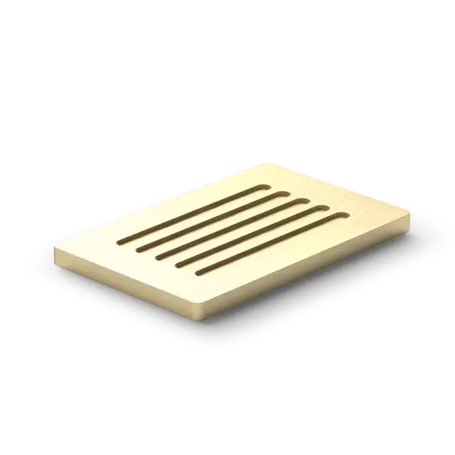 Decor Walther DW 900 Мыльница настольная, цвет: латунь матовая 0859411