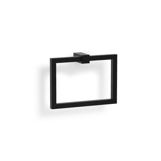 Decor Walther Corner Полотенцедержатель-кольцо 20 см, подвесной, цвет: черный матовый 0564160
