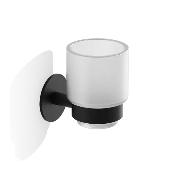 Decor Walther Basic Стакан подвесной, цвет: черный матовый 0536160