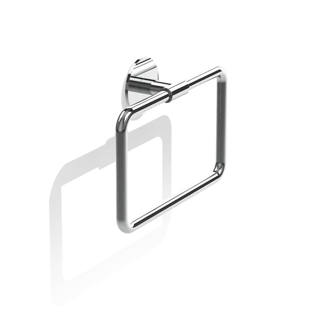 Decor Walther Basic Полотенцедержатель-кольцо 21 см, подвесной, цвет: хром 0535400