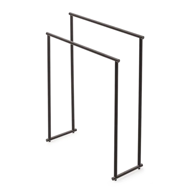 Decor Walther Bar Полотенцедержатель 87 см, напольный, двойной, цвет: темная бронза 0509217