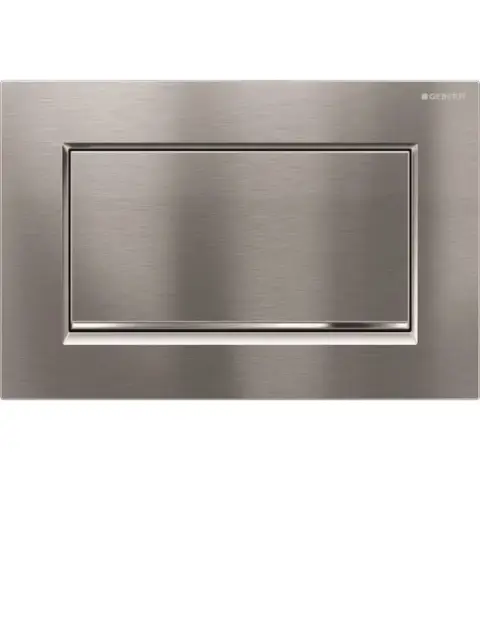 Geberit Sigma 30 Кнопка смыва для инсталляции, цинковый сплав, хром матовый, полоска хром глянцевый 115.893.KX.1