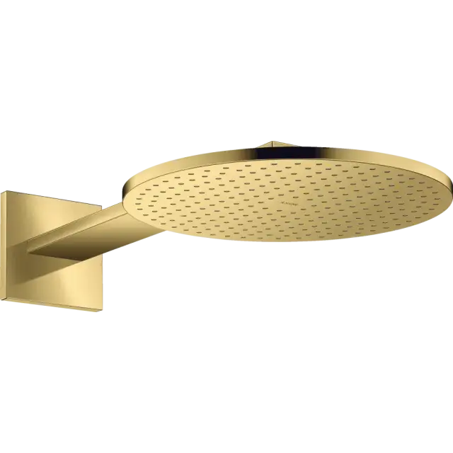 Axor Shower Solutions Верхний душ 30 см 1 режим, кронштейн настенный 45см, цвет: полированное золото 35300990