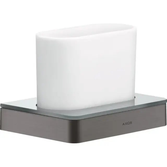 Axor Universal Стакан подвесной, опалое стекло, латунь, цвет: графит 42834340