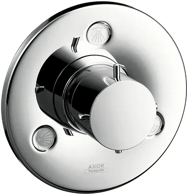 Axor Starck Запорный/переключающий вентиль Trio/Quattro, внешняя часть, цвет: хром 10930000