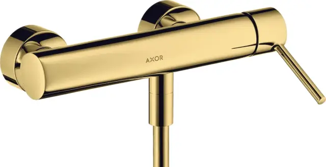 Axor Starck Смеситель для душа с круглой рычаговой рукояткой, цвет: полированное золото 10611990