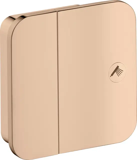 Axor One Запорный вентиль, внешняя часть, цвет: полированное розовое золото 45771300