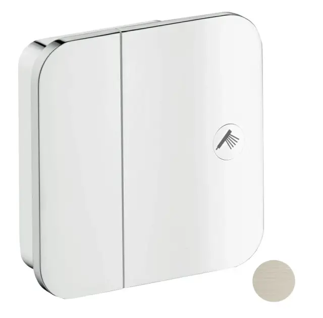 Axor One Запорный вентиль, внешняя часть, цвет: нержавеющая сталь 45771800