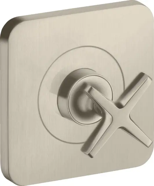 Axor Citterio E Запорный вентиль, внешняя часть, цвет: шлифованный никель 36771820