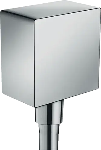 Axor Alpen Square Шланговое подключение, квадратное, цвет: хром 36732000