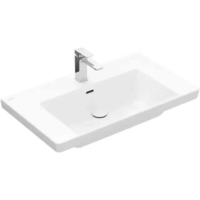 Villeroy & Boch Subway 3.0 Раковина 80х47х16,5 см, 1 отв., подвесная, цвет: альп. белый 4A7080R1