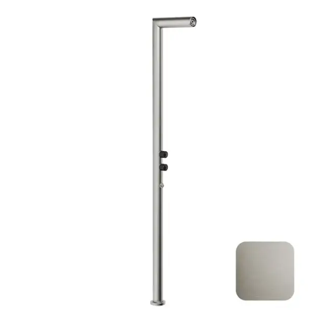 Gessi Outdoor Душевая колонна напольная уличная без верхнего душа, внешняя часть, цвет:steel brushed 63203#239