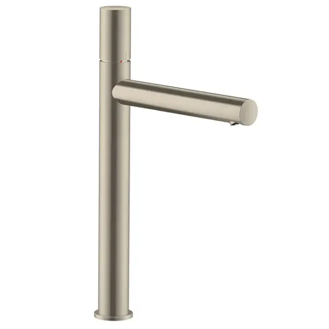 Axor Uno Смеситель для раковины высокий с донным клапаном на 1 отверстие, цвет: шлифованный никель 45004820