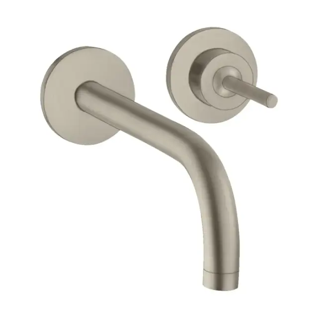 Axor Uno Смеситель для раковины встраиваемый внешняя часть, с дон. клап., цвет: шлифованный никель 38116820