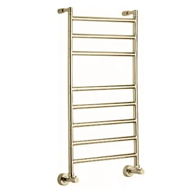 Margaroli Sole 484/8 Полотенцесушитель водяной для ГВС 39х99h (32,5), нижнее, цвет: brushed nickel 4843508BNN