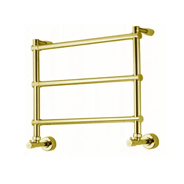 Margaroli Sole 442/3 Полотенцесушитель водяной для ГВС 53,5х53h (int 47) нижнее, цвет: brushed gold 4424703BG