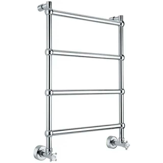 Margaroli Sole 442/TS Полотенцесушитель водяной для ГВС 42,5х71h (int 36), нижнее, цвет: chrome 442TS3604CR