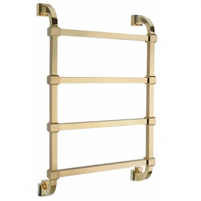 Margaroli Concerto 732 Полотенцесушитель водяной для ГВС 53х81h (int 48), нижнее, цвет: gold 7324704GON
