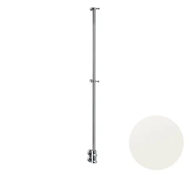 Margaroli Arcobaleno 416L Полотенцесушитель водяной для ГВС 165h (int 5), нижнее, цвет: white 416LWH