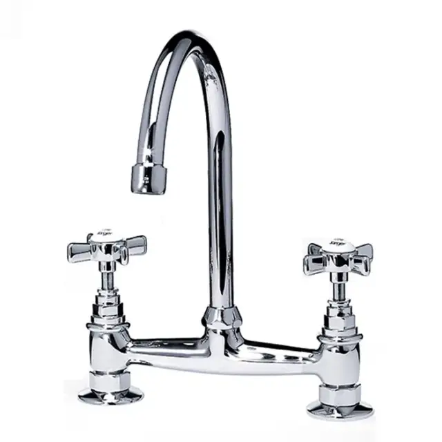 Jorger Kitchen Taps Смеситель для кухни, на 2 отверстия, цвет: хром 629.20.640.000