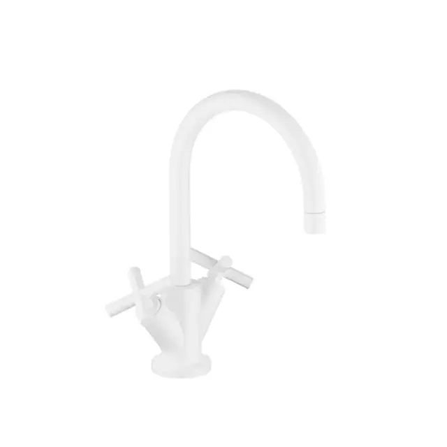 Dornbracht Tara Смеситель для раковины, на 1 отв., цвет: белый матовый 22513892-10