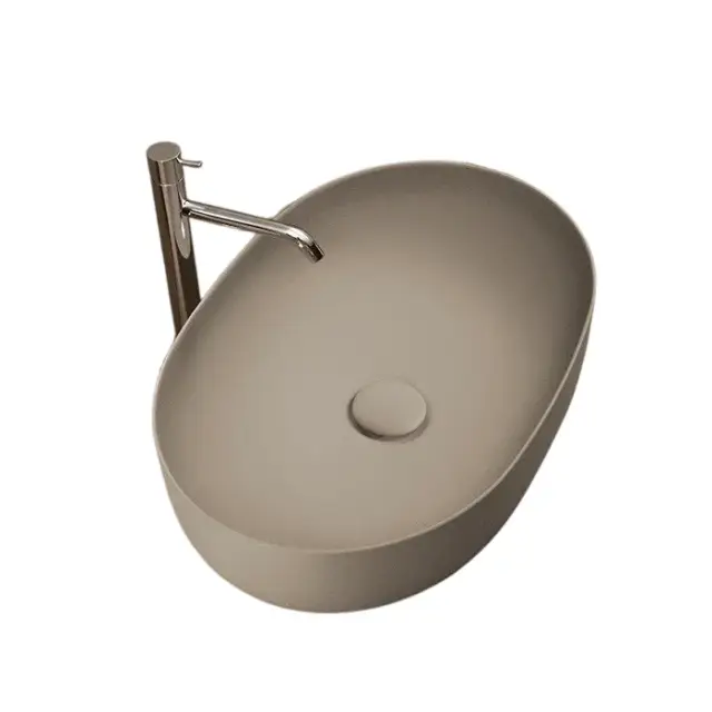 Kerasan Nolita Раковина чаша 60x40x15h см, без перелива, цвет: Nocciola matt 534381