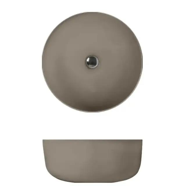 Kerasan Nolita Раковина чаша d40x15h см, без перелива, цвет: Nocciola matt 534481