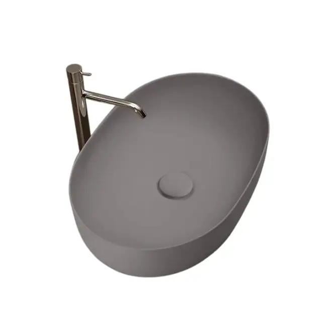 Kerasan Nolita Раковина чаша 60x40x15h см, без перелива, цвет: Ferro matt 534389