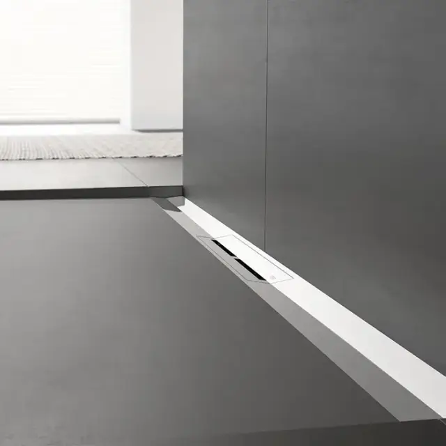 Tece Drainprofile Профиль для душа из нержавеющей стали 160 см, цвет: нерж. сталь, брашированная 671600