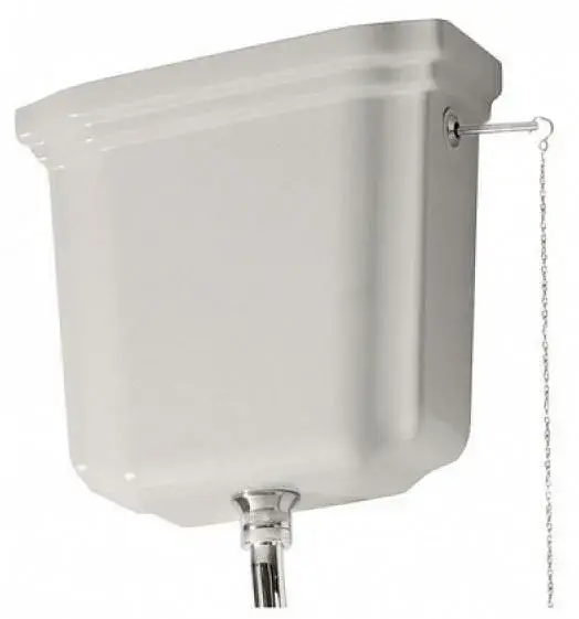 Kerasan Waldorf Бачок для унитаза подвесной высокий без трубы, крышки, механизма цвет: Bianco lucido 418001