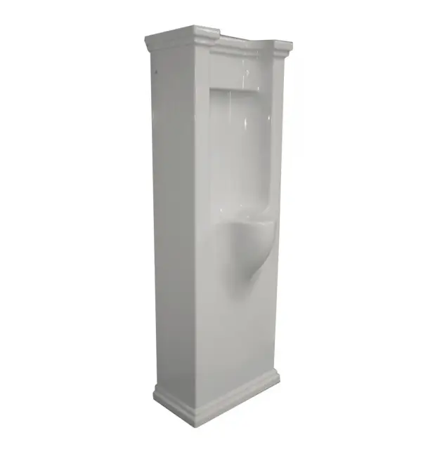 Kerasan Waldorf Писсуар напольный со скрытым подводом, сифоном и комплектом крепежей, цвет: Bianco 413101