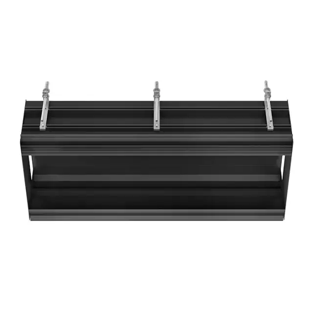 Gessi Binario Профиль линейный 88 cм, для 4 модулей, установка Shift-Fix, цвет: matte black 61008#299